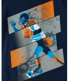 Childrens Place Navy Multisport Tee